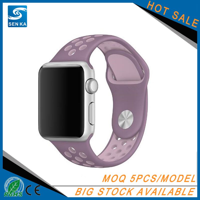Universal Silicone Quick Release Watch Band for Apple Watch Sport Band